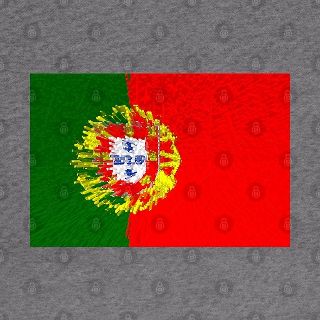 Extruded flag of Portugal by DrPen